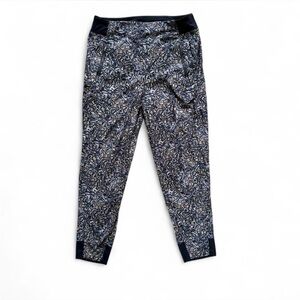 Athleta Women’s Trekkie North High Rise Jogger Kinetic Abstract Black Size 10